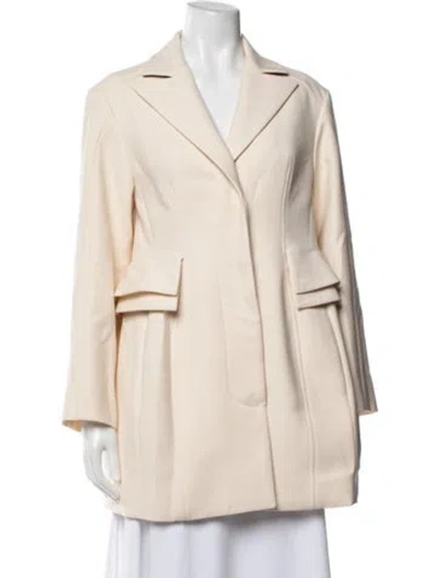 Pre-owned Dior Virgin Wool Blazer W/ Tags In Neutrals
