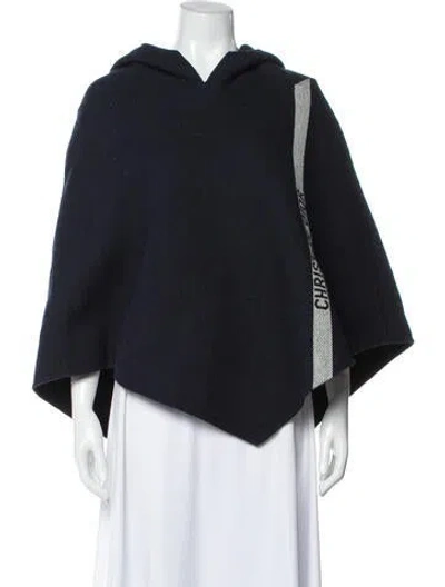 Pre-owned Dior Virgin Wool Jacket In Blue