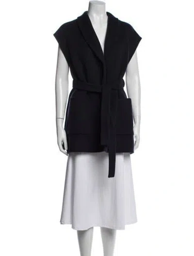 Pre-owned Dior Virgin Wool Jacket In Blue