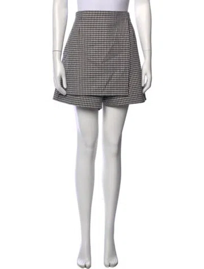 Pre-owned Dior Virgin Wool Mini Shorts In Black