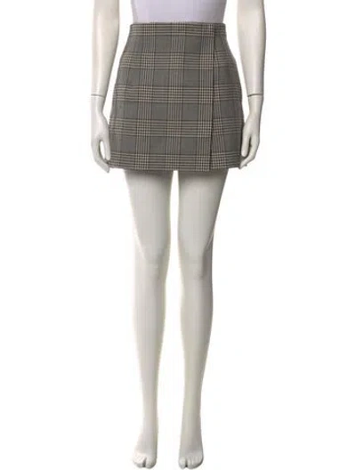 Pre-owned Dior Virgin Wool Mini Shorts In Blue