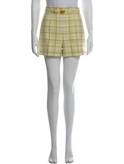 Pre-owned Dior Virgin Wool Mini Shorts In Neutral