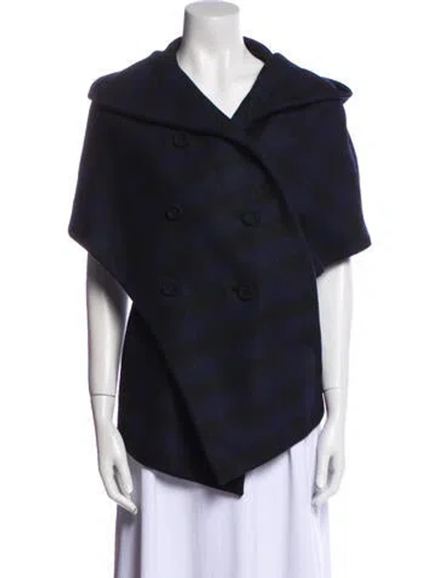 Pre-owned Dior Virgin Wool Plaid Print Jacket In Multi