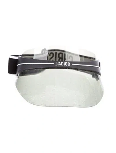 Pre-owned Dior Visor Hat In Black