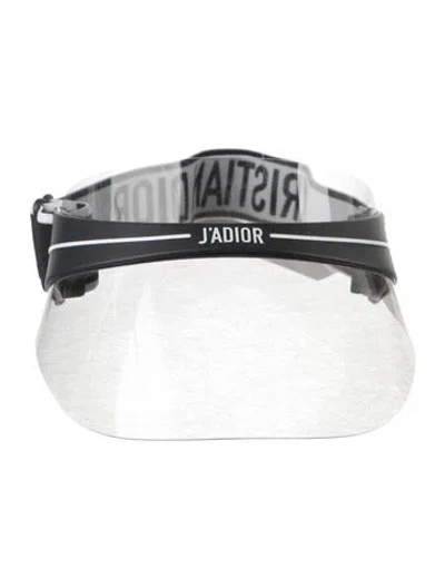 Pre-owned Dior Visor Hat In Black