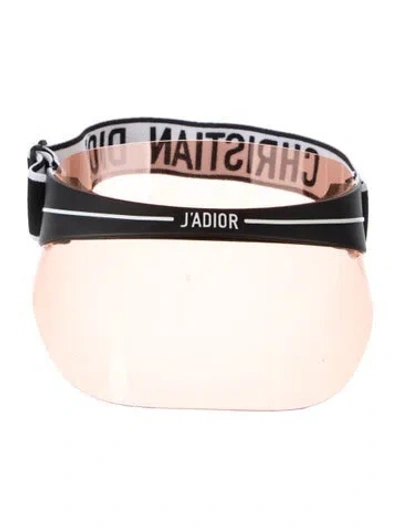 Pre-owned Dior Visor Hat In Orange