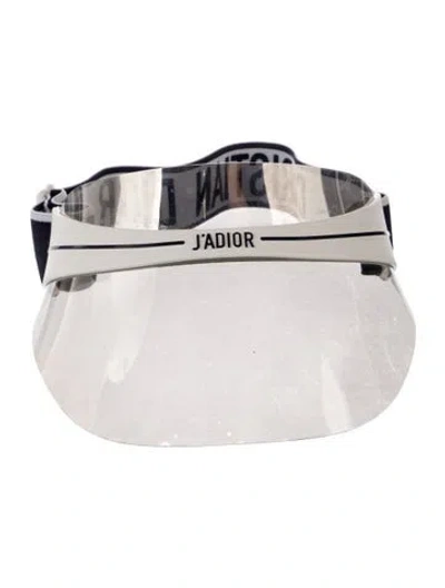 Pre-owned Dior Visor Hat In White