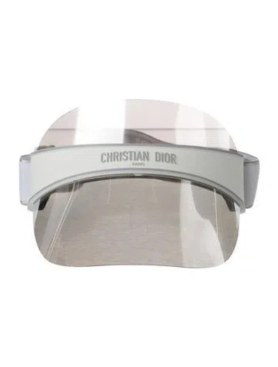 Pre-owned Dior Visor Hat In White