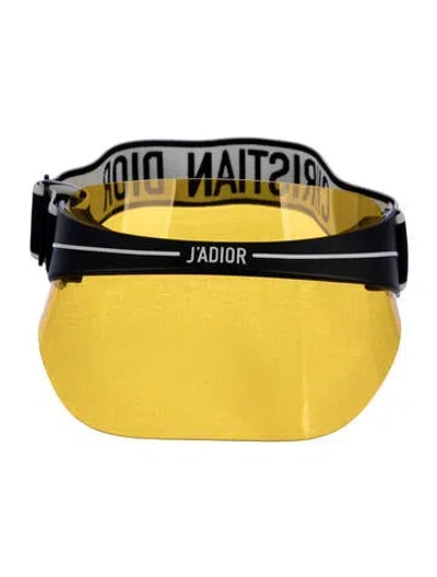 Pre-owned Dior Visor Hat In Yellow