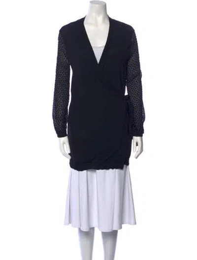 Pre-owned Dior V-neck Sweater In Black