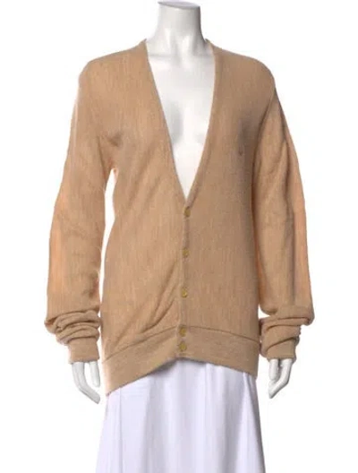 Pre-owned Dior V-neck Sweater In Neutral