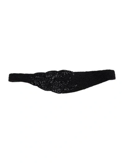 Pre-owned Dior Waist Belt In Black