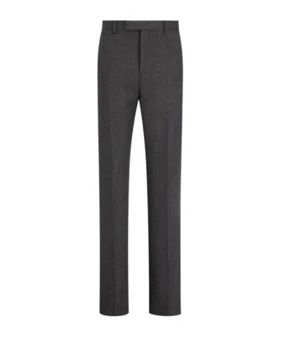 Dior Waistband Loop Casual Pants In Black