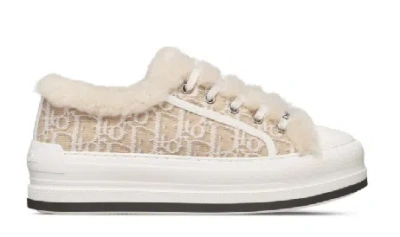 Dior Walk N  Round-head Low-cut Casual Shoes In White