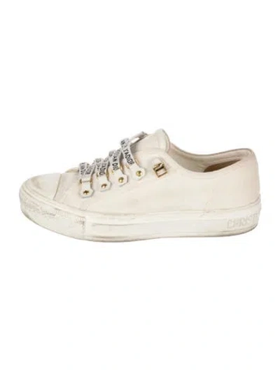 Pre-owned Dior Walk 'n'  Sneakers In Neutral