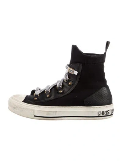 Pre-owned Dior Walk'n' Black White Sneakers