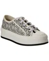 Dior Walk'n' Canvas Platform Sneaker In White
