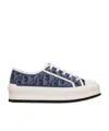 Dior Walk'n' Lace-up Low-cut Casual Shoes In Blue