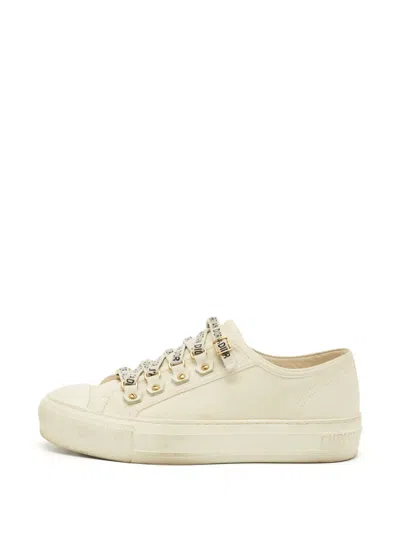 Pre-owned Dior Walk'n' Low-top Sneakers In Neutral