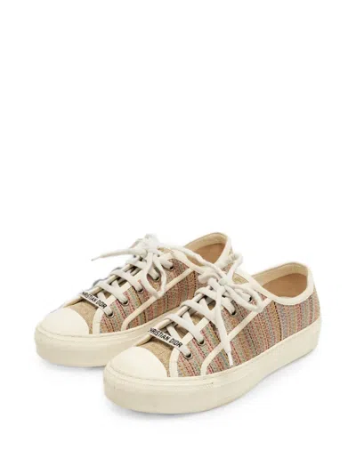 Pre-owned Dior Walk'n' Low-top Sneakers In Neutral