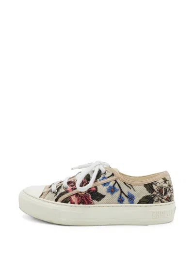 Pre-owned Dior Walk'n' Low-top Sneakers In Neutrals