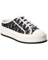 Dior Walk'n' Oblique Canvas Sneaker In Gray