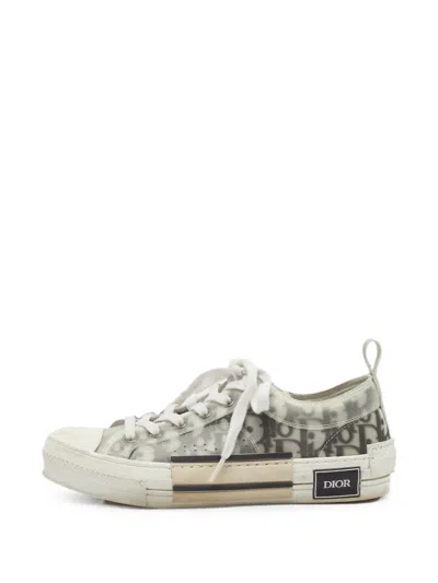 Pre-owned Dior Walk'n' Oblique Sneakers In Grey