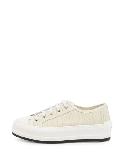 Pre-owned Dior Walk'n' Oblique Sneakers In Neutrals