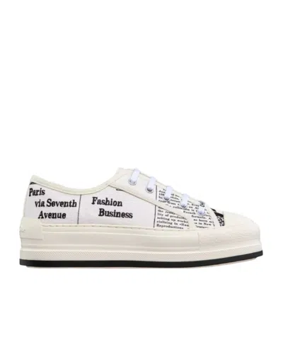 Dior Walk'n' Platform Sneaker In White