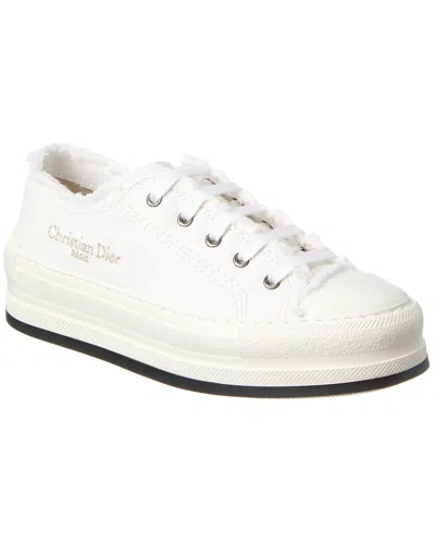 Dior Walk N  Lace-up Casual Sneakers In White