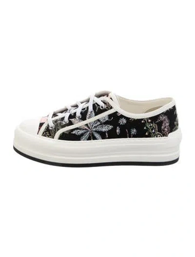 Pre-owned Dior Walk'n' Platform Sneakers In Black