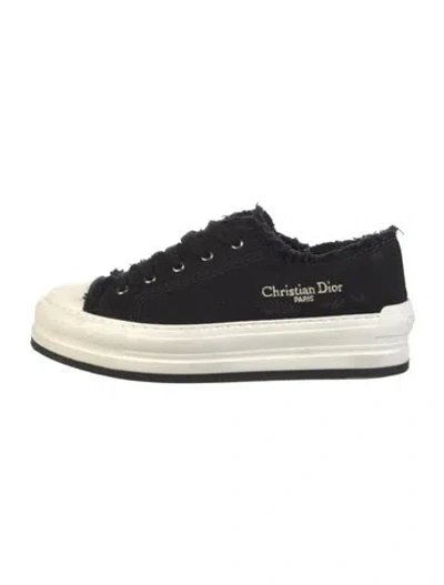 Pre-owned Dior Walk'n' Platform Sneakers In Black