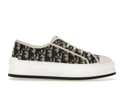 Pre-owned Dior Walk'n' Platform (women's) Sneakers In Deep Blue