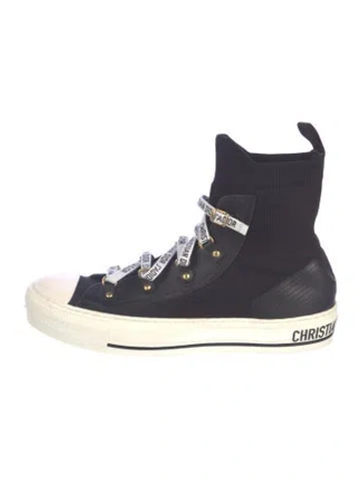 Pre-owned Dior Walk'n' Sneakers In Black