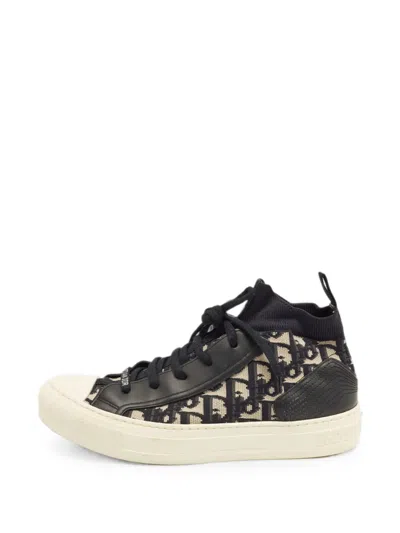 Pre-owned Dior Walk'n' Sneakers In Black