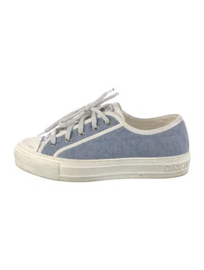 Pre-owned Dior Walk'n' Sneakers In Blue