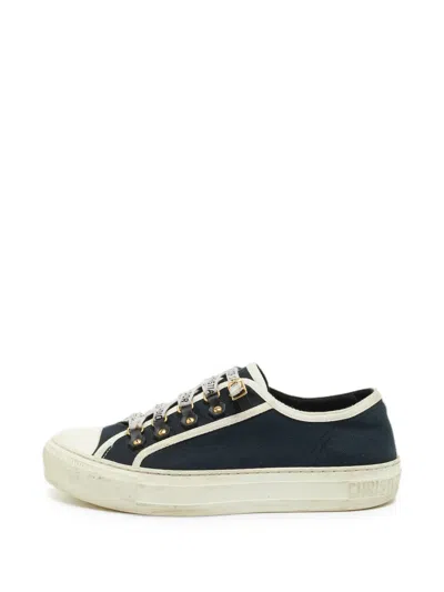 Pre-owned Dior Walk'n' Sneakers In Blue