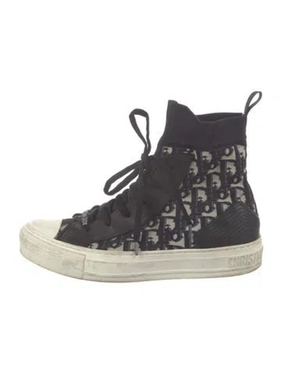 Pre-owned Dior Walk'n' Sneakers In Blue/neutrals