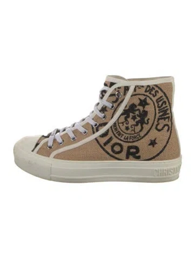 Pre-owned Dior Walk'n' Sneakers In Brown