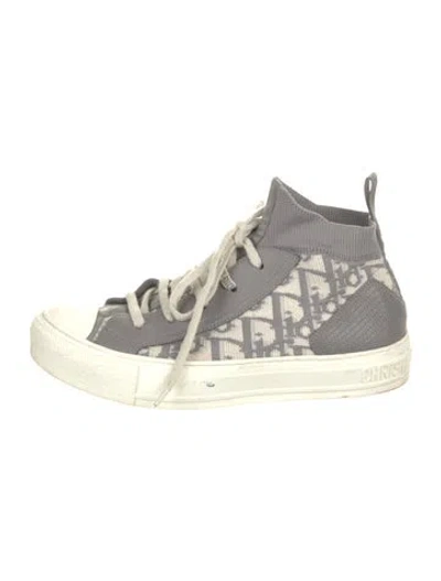 Pre-owned Dior Walk'n' Sneakers In Gray