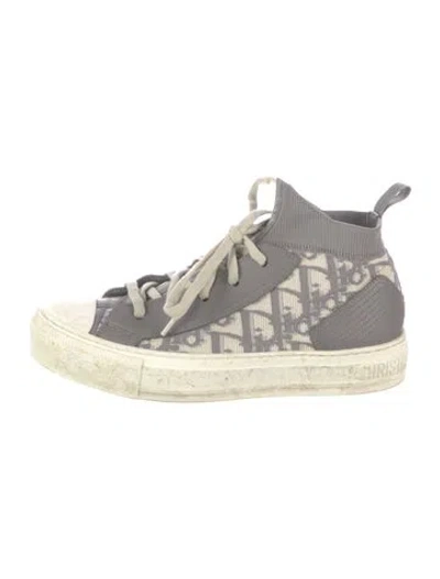 Pre-owned Dior Walk'n' Sneakers In Gray