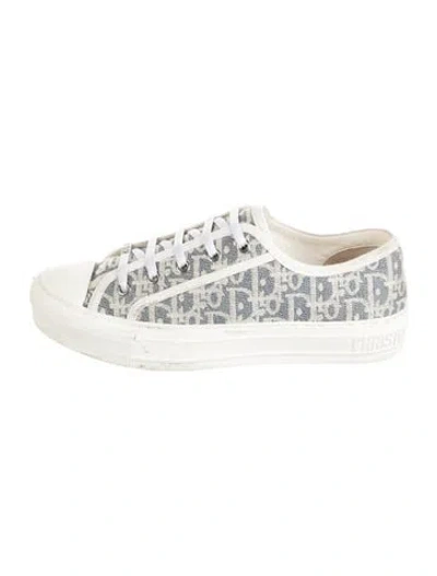 Pre-owned Dior Walk'n' Sneakers In Grey/white