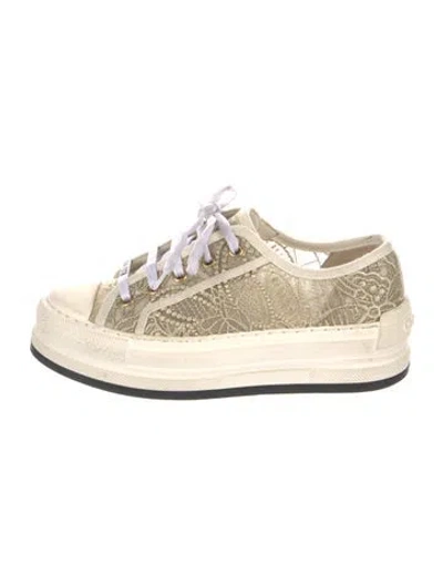 Pre-owned Dior Walk'n' Sneakers In Neutral