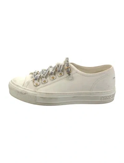 Pre-owned Dior Walk'n' Sneakers In Neutral