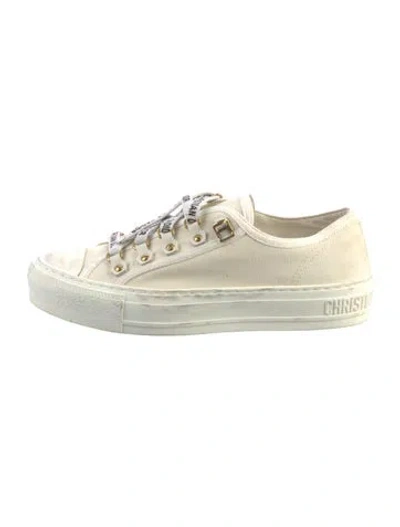Pre-owned Dior Walk'n' Sneakers In Neutral