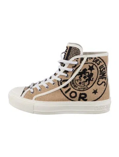 Pre-owned Dior Walk'n' Sneakers In Neutral