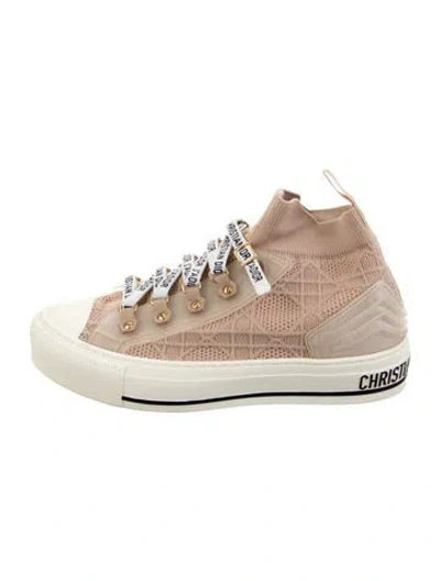 Pre-owned Dior Walk'n' Sneakers In Neutral