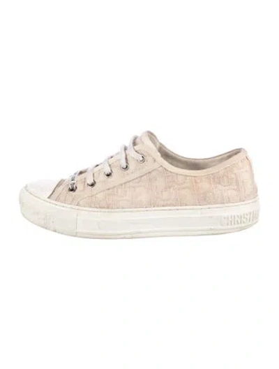 Pre-owned Dior Walk'n' Sneakers In Neutral