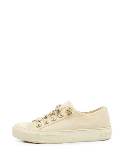 Pre-owned Dior Walk'n' Sneakers In Neutral