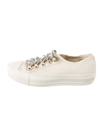 Pre-owned Dior Walk'n' Sneakers In Neutrals